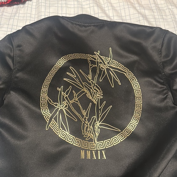 H&M Satin Bomber Jacket - Picture 2 of 5